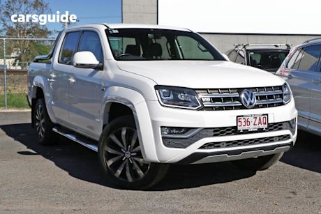 White 2019 Volkswagen Amarok Ute Tray TDI580 ULTIMATE 4X4