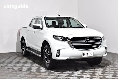 White 2022 Mazda BT-50 Ute Tray XTR R