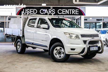 White 2012 Holden Colorado Ute Tray LX 4X4