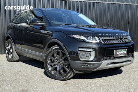 Black 2017 Land Rover Range Rover Evoque SUV TD4 150 SE 4X4