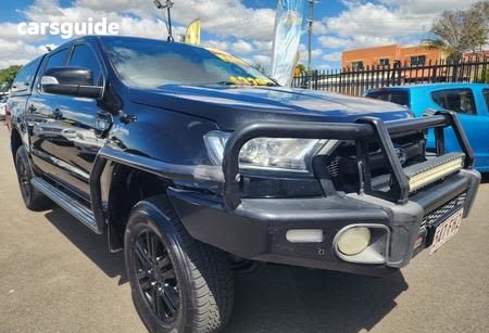 Black 2016 Ford Ranger Ute Tray XLT 4X4