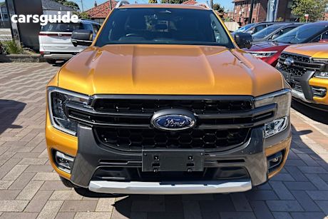 Yellow 2023 Ford Ranger Double Cab Pick Up Wildtrak 2.0 (4X4)