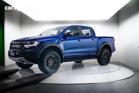 Blue 2018 Ford Ranger Ute Tray RAPTOR 4X4