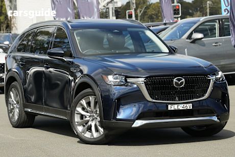 Blue 2024 Mazda CX-90 SUV D50E GT 4X4