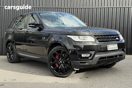 Black 2016 Land Rover Range Rover Sport SUV SDV6 HSE DYNAMIC 4X4