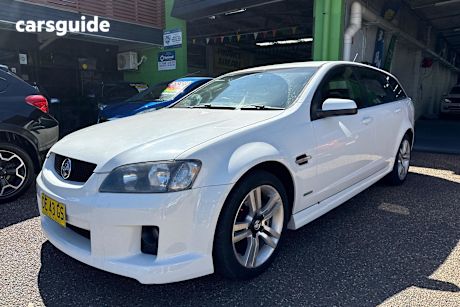 White 2010 Holden Commodore Sportswagon Sv6