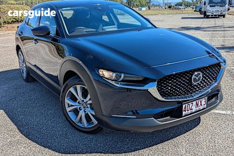 Blue 2022 Mazda CX-30 SUV G20 TOURING F