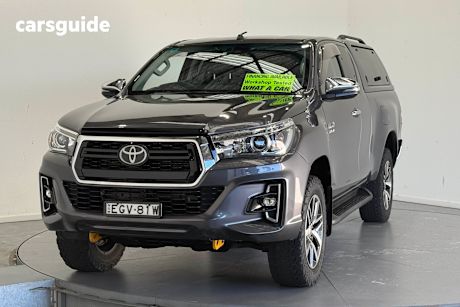 Grey 2019 Toyota Hilux Ute Tray SR5 4X4