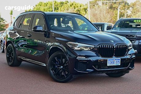 Black 2021 BMW X5 SUV XDRIVE30D M SPORT 4X4