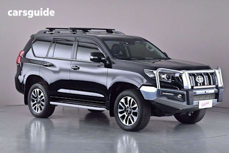 Black 2022 Toyota Landcruiser Prado Wagon Vx Flat Tailgate