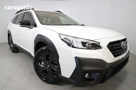 White 2022 Subaru Outback SUV AWD SPORT 4WD