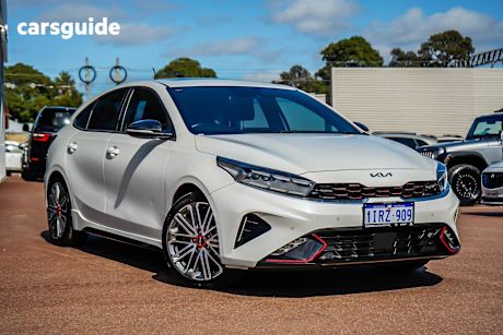 White 2021 Kia Cerato Hatch GT F