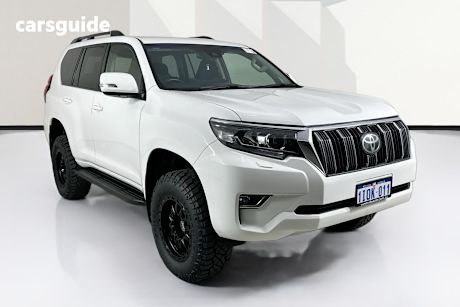 White 2022 Toyota Landcruiser Prado Wagon Gxl