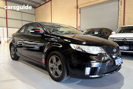 Black 2010 Kia Cerato Coupe KOUP F