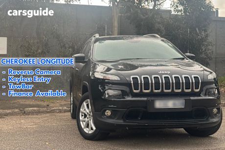 Black 2017 Jeep Cherokee SUV LONGITUDE 4X4
