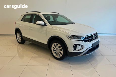 White 2024 Volkswagen T-ROC SUV CITYLIFE