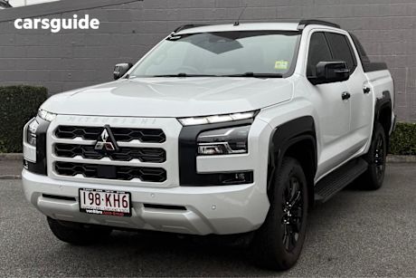 White 2024 Mitsubishi Triton Double Cab Pick Up Gsr (4X4)