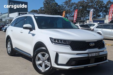 White 2021 Kia Sorento Wagon S 7 Seat