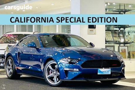Blue 2023 Ford Mustang Coupe GT R