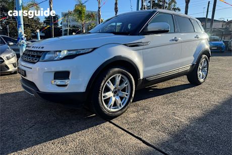 White 2012 Land Rover Range Rover Evoque SUV SD4 PURE 4X4
