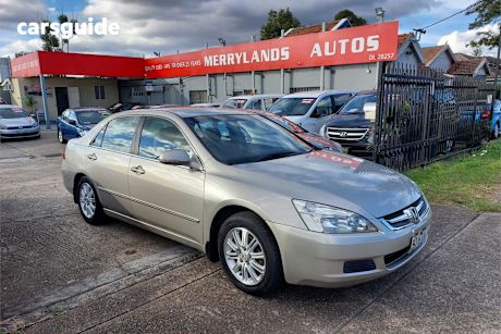 Gold 2007 Honda Accord Sedan V6