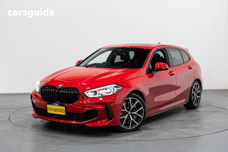 Red 2021 BMW 128TI Hatchback