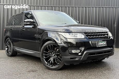 Black 2017 Land Rover Range Rover Sport SUV TDV6 SE 4X4