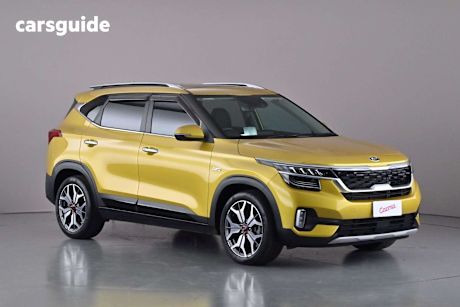 Yellow 2020 Kia Seltos Wagon Gt Line (Awd)