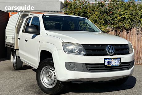 White 2016 Volkswagen Amarok Dual Cab Chassis Tdi420 (4X2)