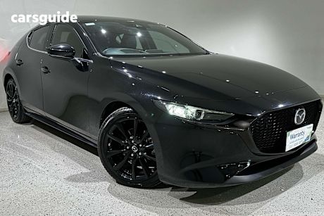 Black 2019 Mazda Mazda3 Hatch G25 GT F