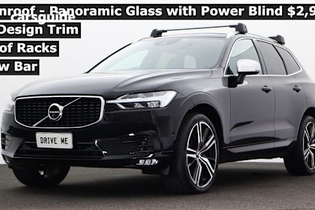 Black 2019 Volvo XC60 SUV D5 R-DESIGN 4WD