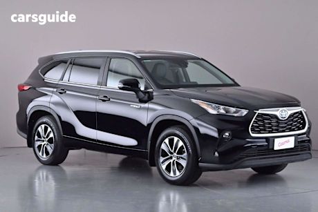 Black 2022 Toyota Kluger Wagon Gxl Hybrid Awd
