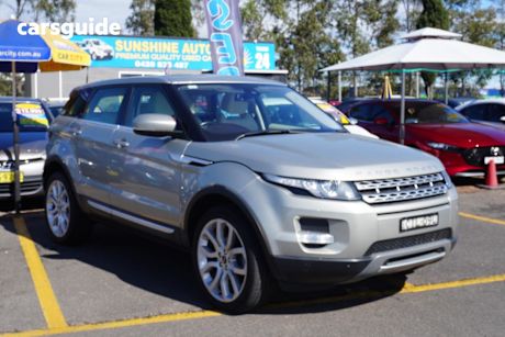 Gold 2012 Land Rover Range Rover Evoque SUV SD4 PRESTIGE 4X4