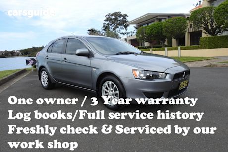 Grey 2012 Mitsubishi Lancer Hatchback Es Sportback