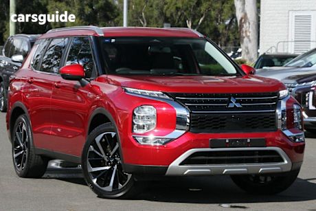 Red 2022 Mitsubishi Outlander SUV ASPIRE F