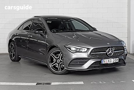 Grey 2020 Mercedes-Benz CLA-Class Coupe CLA200 F