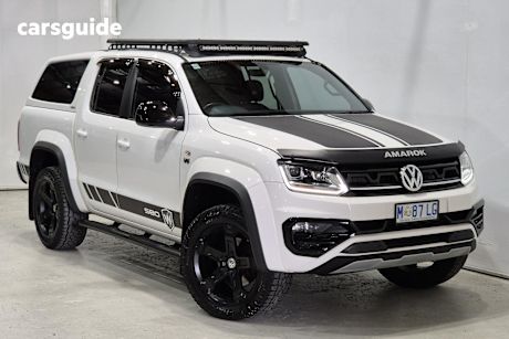 White 2021 Volkswagen Amarok Ute Tray TDI580 W580S 4X4