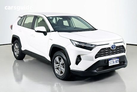 White 2023 Toyota RAV4 Wagon Gx (Awd) Hybrid