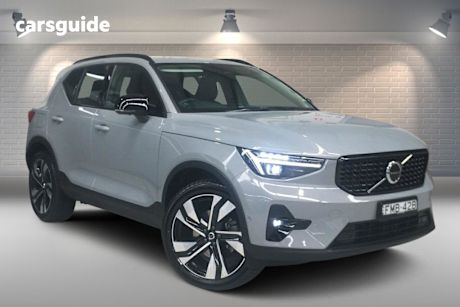 Grey 2024 Volvo XC40 Wagon Ultimate B4 Dark Mhev