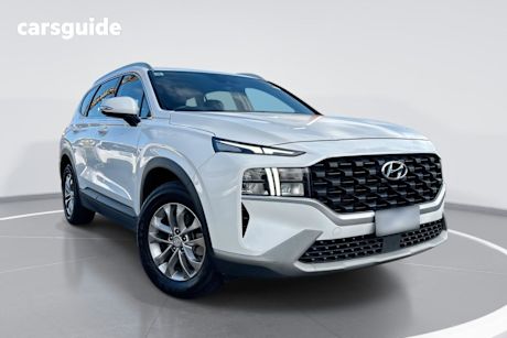 White 2020 Hyundai Santa FE SUV 4X4