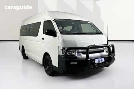 White 2018 Toyota HiAce Bus Commuter