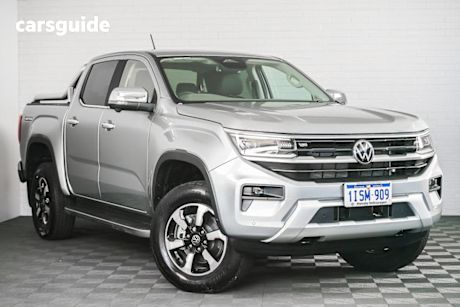 Silver 2024 Volkswagen Amarok Dual Cab Utility Style Tdi600 4Motion