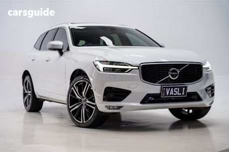 White 2018 Volvo XC60 SUV T6 R-DESIGN 4WD