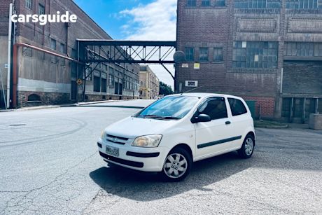 White 2003 Hyundai Getz Hatchback Gl