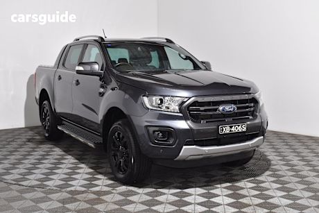 Grey 2021 Ford Ranger Double Cab Pick Up Wildtrak 3.2 (4X4)