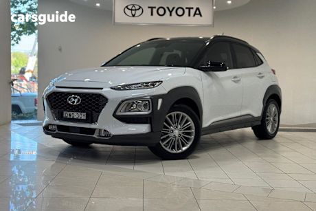 White 2018 Hyundai Kona SUV ELITE 4X4