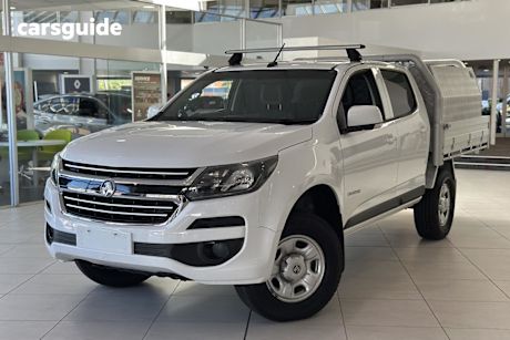 White 2017 Holden Colorado Crew Cab Chassis Ls (4X2)