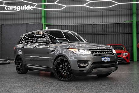 Grey 2013 Land Rover Range Rover Sport SUV TDV6 SE 4X4