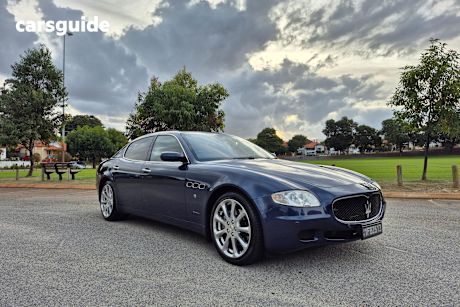 Blue 2006 Maserati Quattroporte Sedan SEDAN 4DR SA DCT 6SP 4.2I