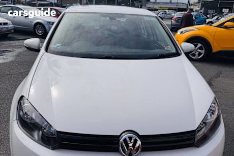 White 2010 Volkswagen Golf Wagon 90 Tsi Trendline